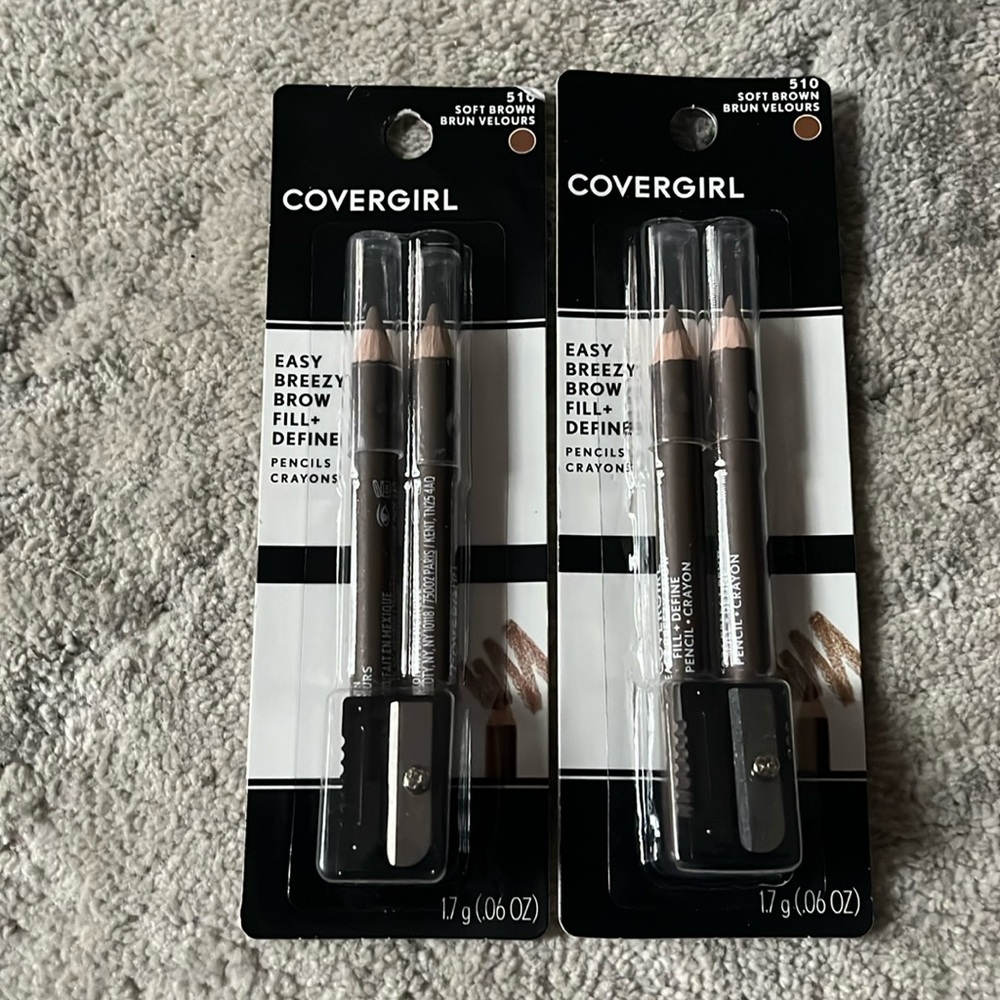 NWT Covergirl Eyebrow Pencils 510 Soft Brown
